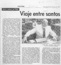 Viaje entre santos de "mala muerte"  [artículo] Filebo.