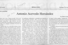 Antonio Acevedo Hernández