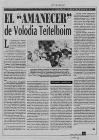 El "Amanecer" de Volodia Teitelboim  [artículo] Fernando Quilodrán.