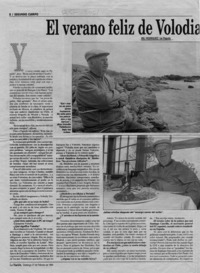 El verano feliz de Volodia Teitelboim  [artículo] Mili Rodríguez.
