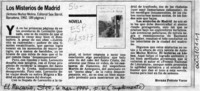 Los misterios de Madrid  [artículo] Hernán Poblete Varas.