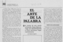 "El arte de la palabra"