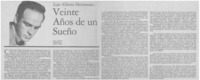 Veinte años de un sueño