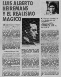 Luis Alberto Heiremans y el realismo mágico