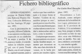 Fichero bibliográfico  [artículo] Carlos René Ibacache.