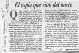 El espía que vino del norte  [artículo] Marcelo Novoa.