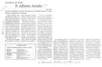 P. Alberto Arraño