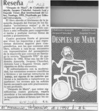 Reseña  [artículo] E. U.