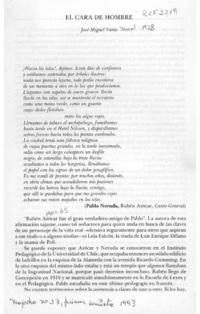 El cara de hombre  [artículo] José Miguel Varas.