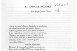 El cara de hombre  [artículo] José Miguel Varas.