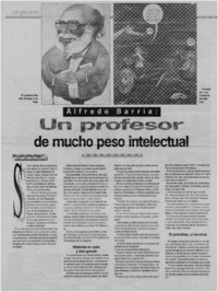 Un profesor de mucho peso intelectual