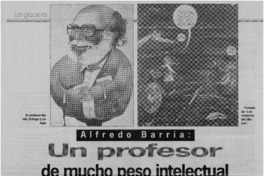 Un profesor de mucho peso intelectual