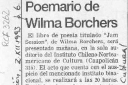 Poemario de Wilma Borchers  [artículo].