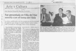 Fue presentada en Viña del Mar novela con el tema del Sida  [artículo].