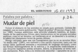 Mudar de piel  [artículo] Marcelo Novoa.