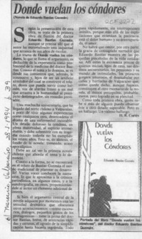 Donde vuelan los cóndores  [artículo] H. R. Cortés.