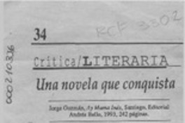Una novela que conquista  [artículo] Mariano Aguirre.
