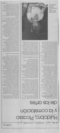 Huidobro, Picasso y la correlación de las artes