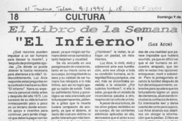 "El infierno"  [artículo] Silvia Rodríguez B.
