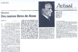 Dos nuevos libros de Alone