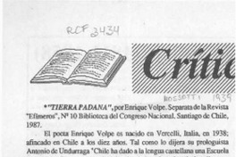 Crítica literaria  [artículo] Francisco Medina Cárdenas.