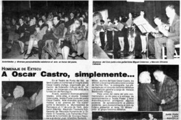 A Oscar Castro, simplemente --