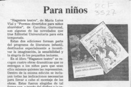 Para niños  [artículo].