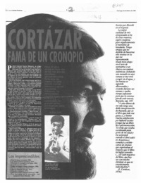 Cortázar fama de un cronopio  [artículo].