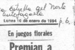 Premian a profesor y poeta de Antofagasta en Vicuña