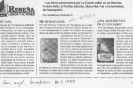 Reseña  [artículo] Guillermo Chandía C.