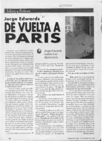De vuelta a París  [artículo] Mariano Aguirre.