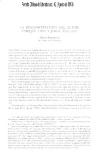 La desconstrucción del autor, Enrique Lihn y Jorge Teillier