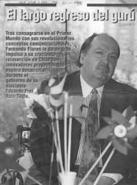 El largo regreso del gurú  [artículo] Paola Casanova.