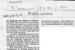 El Collar de perlas negras  [artículo].