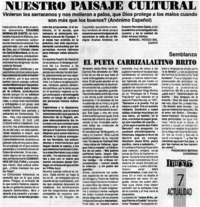 Nuestro paisaje cultural