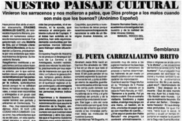 Nuestro paisaje cultural