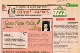 Algunas plumas maulinas