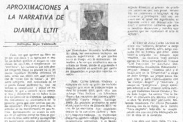 Aproximaciones a la narrativa de Diamela Eltit