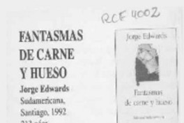 Fantasmas de carne y hueso  [artículo].