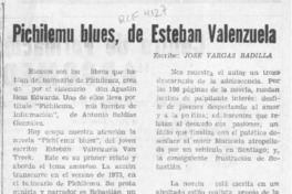 Pichilemu blues, de Esteban Valenzuela  [artículo] José Vargas Badilla.