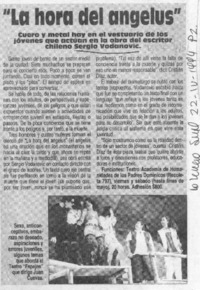"La hora del angelus"  [artículo].