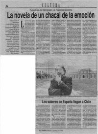 La Novela de un chacal de la emoción  [artículo].