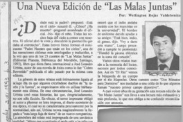 Una nueva edición de "Las malas juntas"  [artículo] Wellington Rojas Valdebenito.