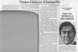 Vargas Llosa en el banquillo  [artículo] Marino Muñoz Lagos.