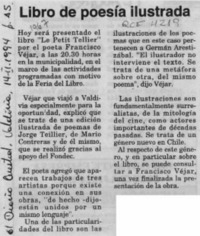Libro de poesía ilustrada  [artículo].