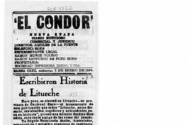 Escribieron historia de Litueche  [artículo].