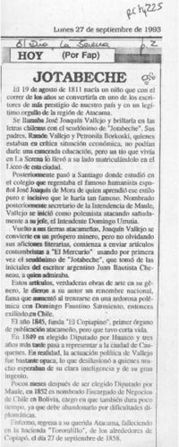 Jotabeche  [artículo] Fap.