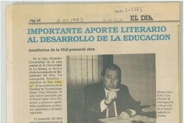 Importante aporte literario aL desarrollo de la educación