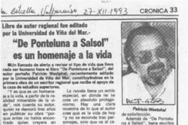 "De ponteluna a salsol" es un homenaje a la vida  [artículo].