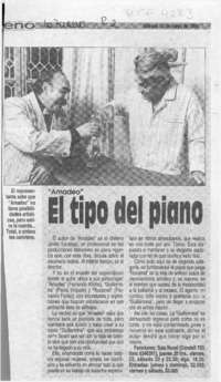 El Tipo del piano  [artículo].